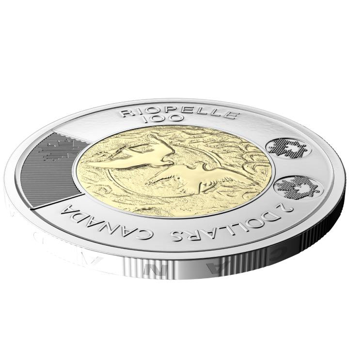 Canadá: 100 aniversario del nacimiento de Jean-Paul Riopelle' - Tarjeta conmemorativa de colección 7 monedas 2023 set