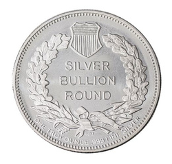 Bohyně svobody 1 unce stříbra Round