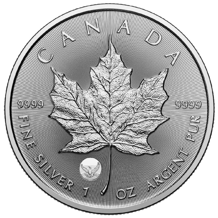 Kanadischer Maple Leaf 1 oz Silber 2027 Privy Mark Loon