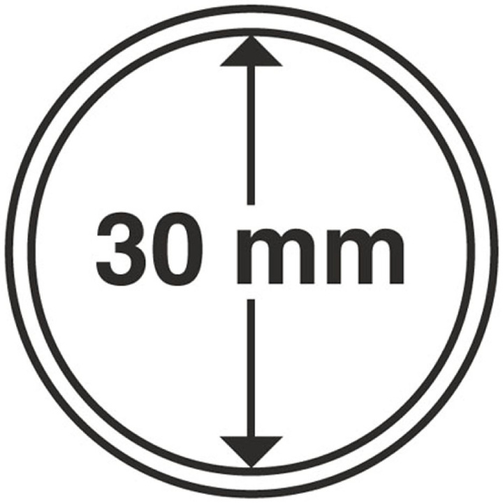 Leuchtturm - Capsulă din plastic pentru monedă 30 mm 100 bucăți