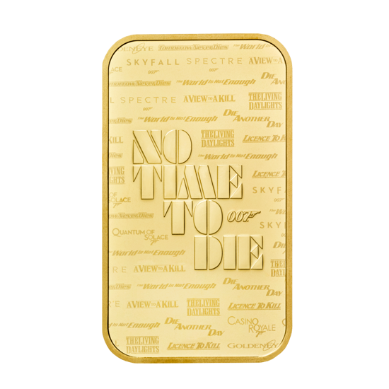 1 oz Gold Bar 007 James Bond | Metal Market Europe
