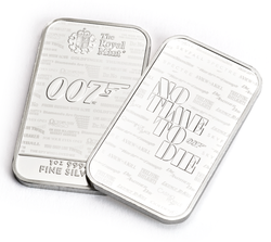 James Bond - No Time to Die 1 oz Silber Bar