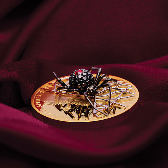 Gold Coin The Jewelled Redback Spider 2 oz Gold 2026 Diamond Proof