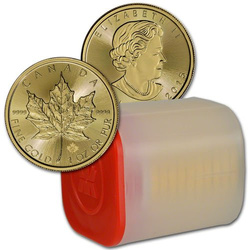 Hoja de arce canadiense 1 oz Oro 2018