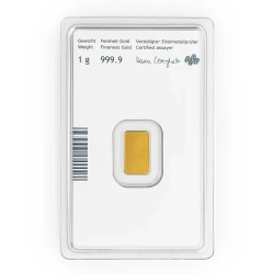 Gold Bar 1g Gold Austrian Mint