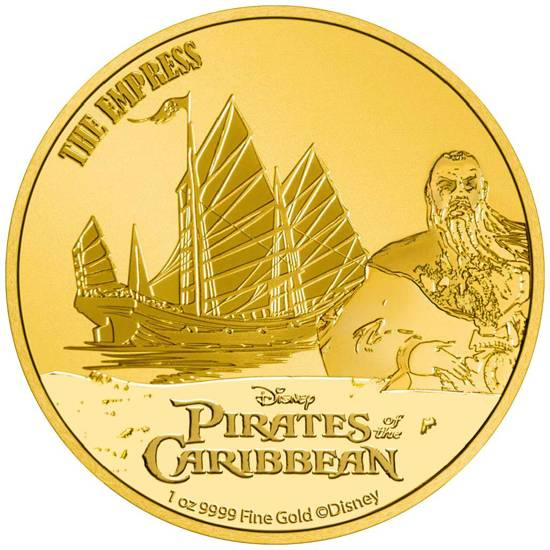 Niue: Pirates of the Caribbean - The Empress Kapitan Sao Feng 1 oz Gold 2021