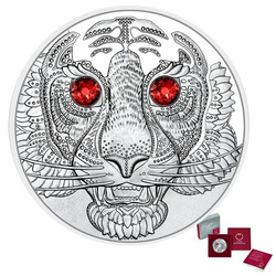 Asia - The Power of the Tiger 20 Euro Silver 2022 Proof
