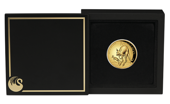 Set Australian Kangaroo 1oz & 2oz Gold 2022 Proof