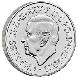 Pride of England 5 lire cupronichel 2023