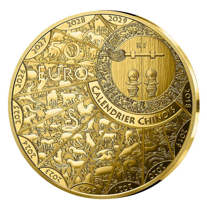 Francja: Rok Konia 1/4 Uncji Złota 2026 Proof
