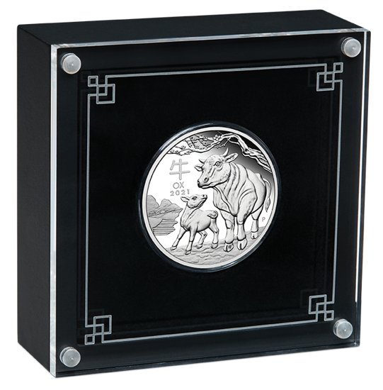 Lunar III: Rok Bawoła 1/2 uncji Srebra 2021 Proof