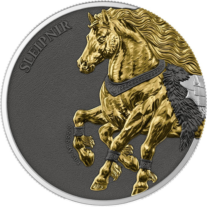 Set of Silver Medals Germania Beasts - Sleipnir Gilded 2 x 1 oz Silver 2026