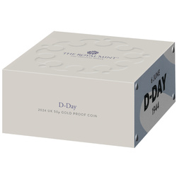 D-Day 50 pence Or 2024 Proof