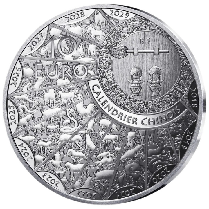 Ezüstérme Monnaie de Paris: A Kecske éve 10 Euro ezüst 2027 Proof