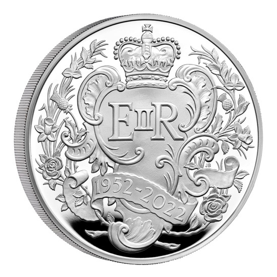 The Platinum Jubilee of Her Majesty The Queen 1000 gramów Srebra 2022 Proof