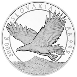 Niue : Slovakia Eagle 3000 grammes d'argent 2023 Proof