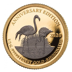 Africa: 2020 Proof Anniversary Edition 7-Coin 0.5 g Gold Set