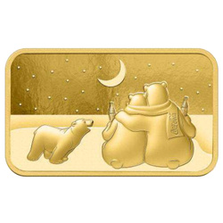 Lingote de oro Pamp: Coca Cola - Polar Bears 5 gramos Oro 2026