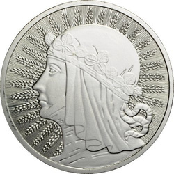 Santa Jadwiga (Cabeza de mujer) 1 oz Plata