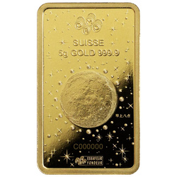 Pamp Sárkány évének rúdja - Az azúrkék sárkány legendája 5 gramm arany 2024 LBMA GD finomító