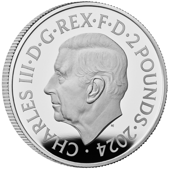 George Michael színes 1 uncia ezüst 2024 Proof