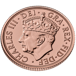 Great Britain: The Coronation Quarter-Sovereign 2023 Gold Coin