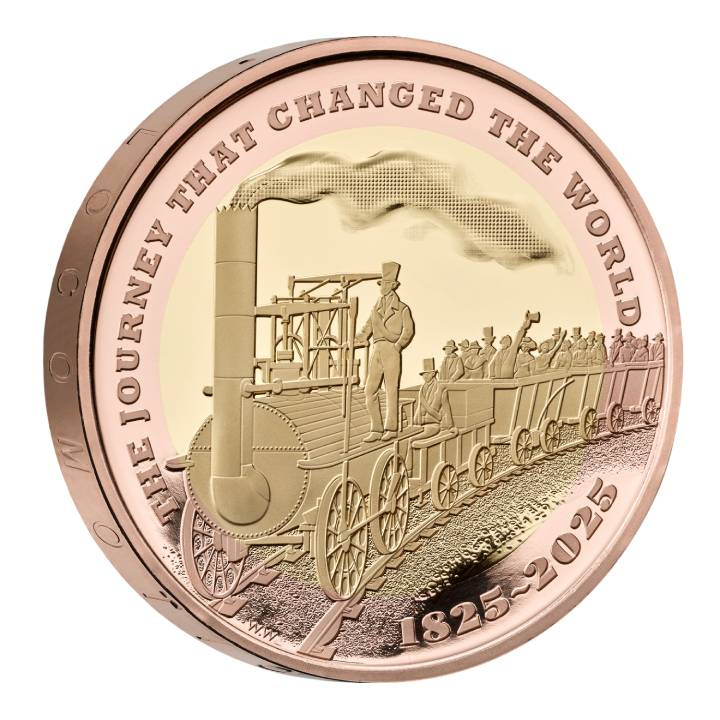 200 Years of the Modern Railway £2 Złoto Proof