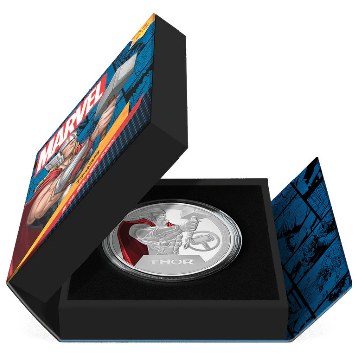 Niue: Marvel - Thor coloured 3 oz Silber 2023 Proof
