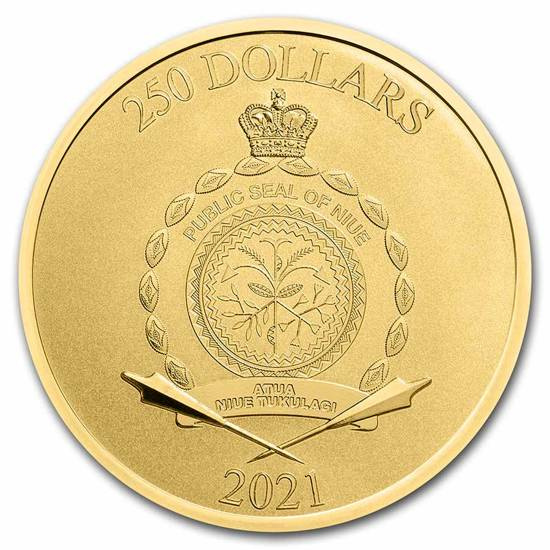 Niue: Star Wars - The Mandalorian 1 oz Oro 2021