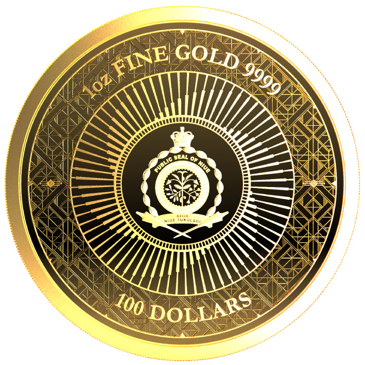 Niue: Chronos 1 uncja Złota 2023 Prooflike