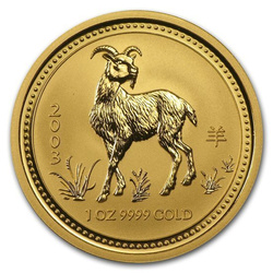 Lunar I: Rok Kozy 1 uncja Złota 2003