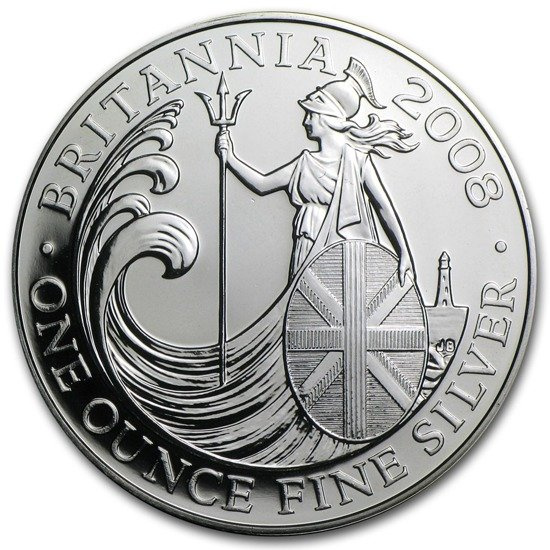 Britannia 1 uncia ezüst 2008