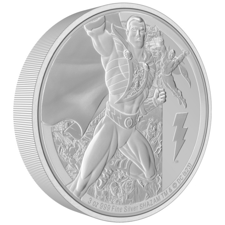 Niue: DC Comics - Shazam 3 oz Plata 2023 Proof