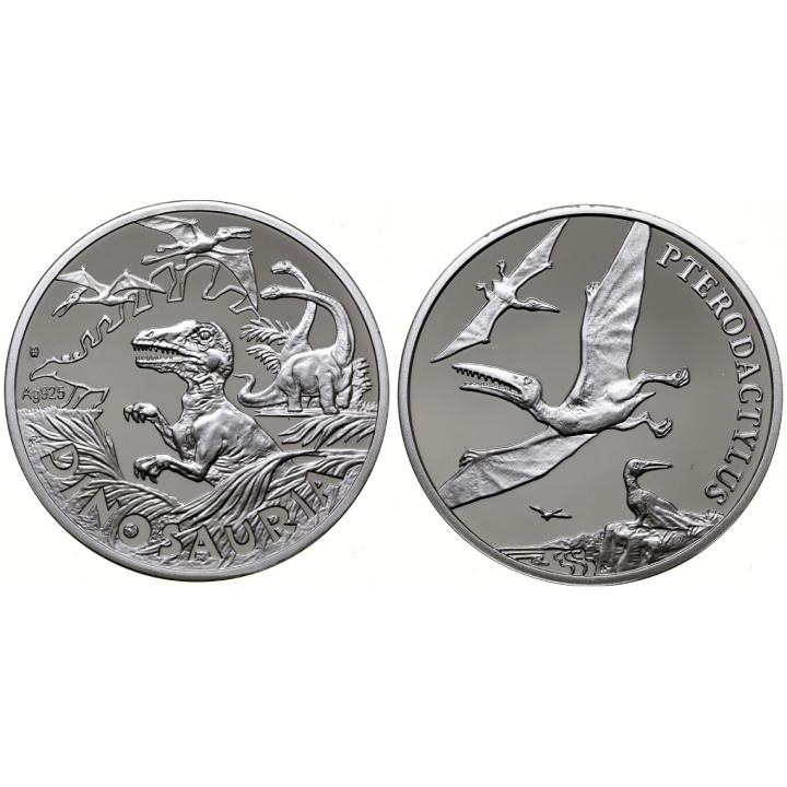 Lengyel Pénzverde: Numisztika 14,14 g ezüst Különböző érmék (Ag.925 finomság)