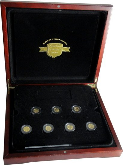 Sedm divů světa sada 7x 1 gram zlata 2006