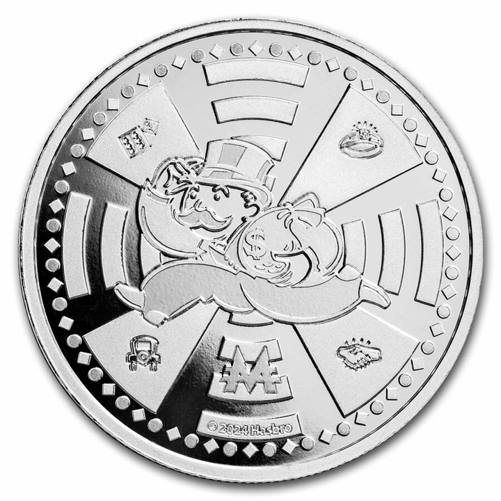 Samoa: Monopoly 1 uncja Srebra 2024