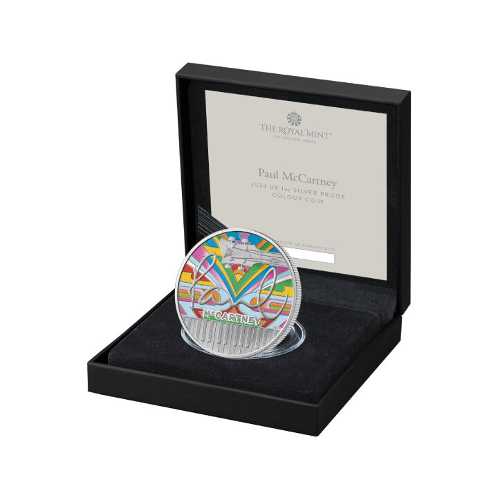 Paul McCartney coloreado 1 oz Plata 2024 Proof