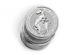 The Queen’s Beasts 2021: The White Greyhound of Richmond 2 oz Silber