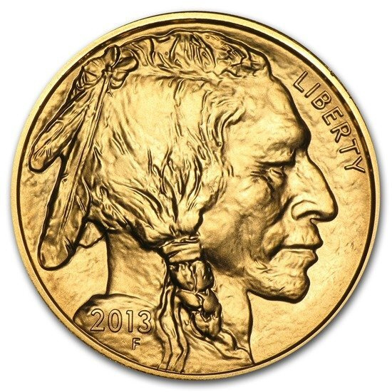 Amerykański Bizon 100th Anniversary 1 uncja Złota 2013-W Reverse Proof PCGS PR70 First Strike