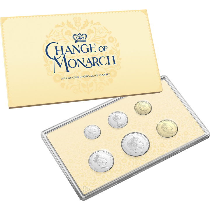 RAM: Change of Monarch 2024 Uncirculated Six Coins Set