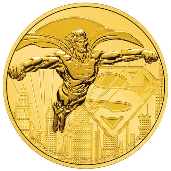 Niue: DC Comics - Superman 1 uncja Złota 2021