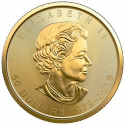 Kanadyjski Liść Klonowy 1 uncja Złota 2019 ( 40 rocznica)