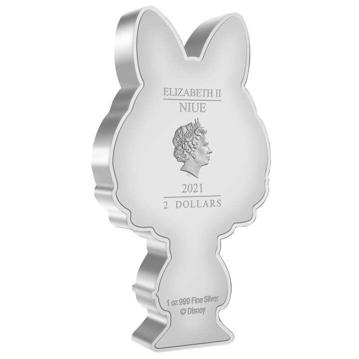Niue : Disney – Pièce Chibi Daisy colorisée, 1 once d’argent, 2021 Proof.