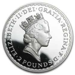 Britannia 1 oncia d'argento 1997 Proof