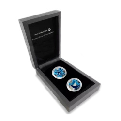 Tangaroa Guardian of the Ocean: Set of 2 coloured coins 2 oz Silber 2021