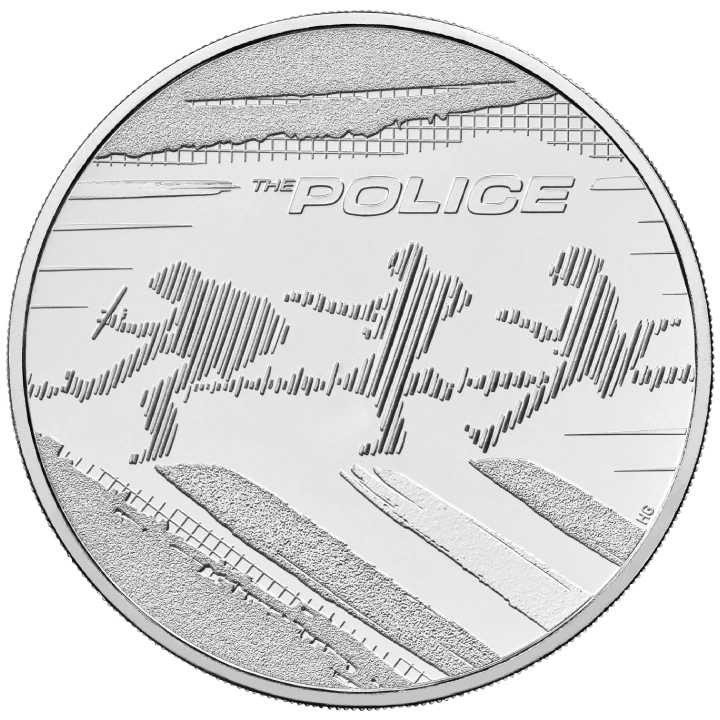 The Police 5 £ en cuivre-nickel 2023