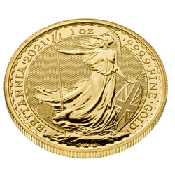 Britannia 1 uncja Złota 2021