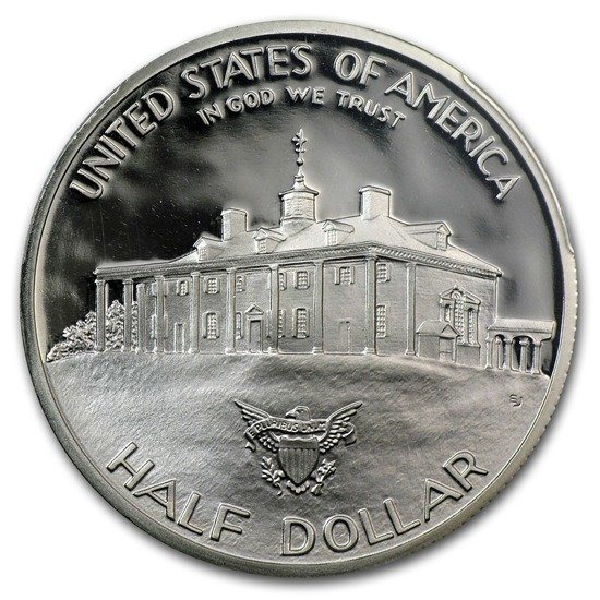 EEUU: George Washington 1/2 Dólar Plata 1982-S Proof