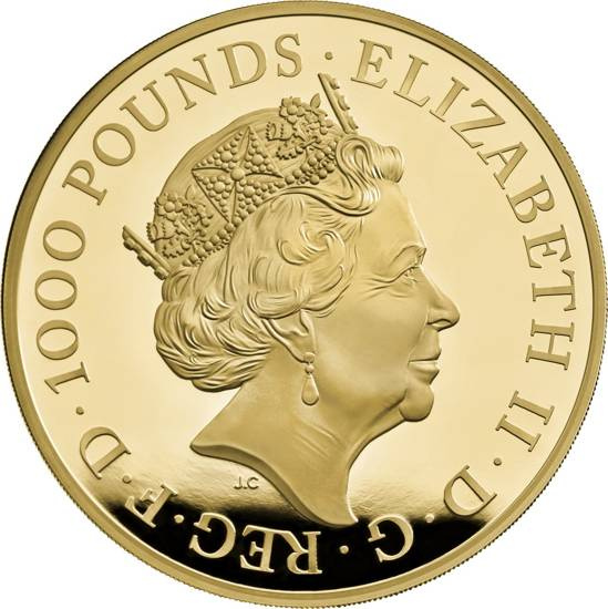 A királyi Tudor-állatok: Seymour Panther 1000 g arany 2022 Proof
