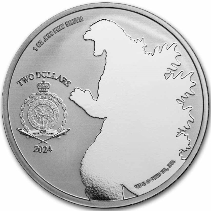 Niue: Godzilla vs Monsters - Rodan 1 oz Silber 2024
